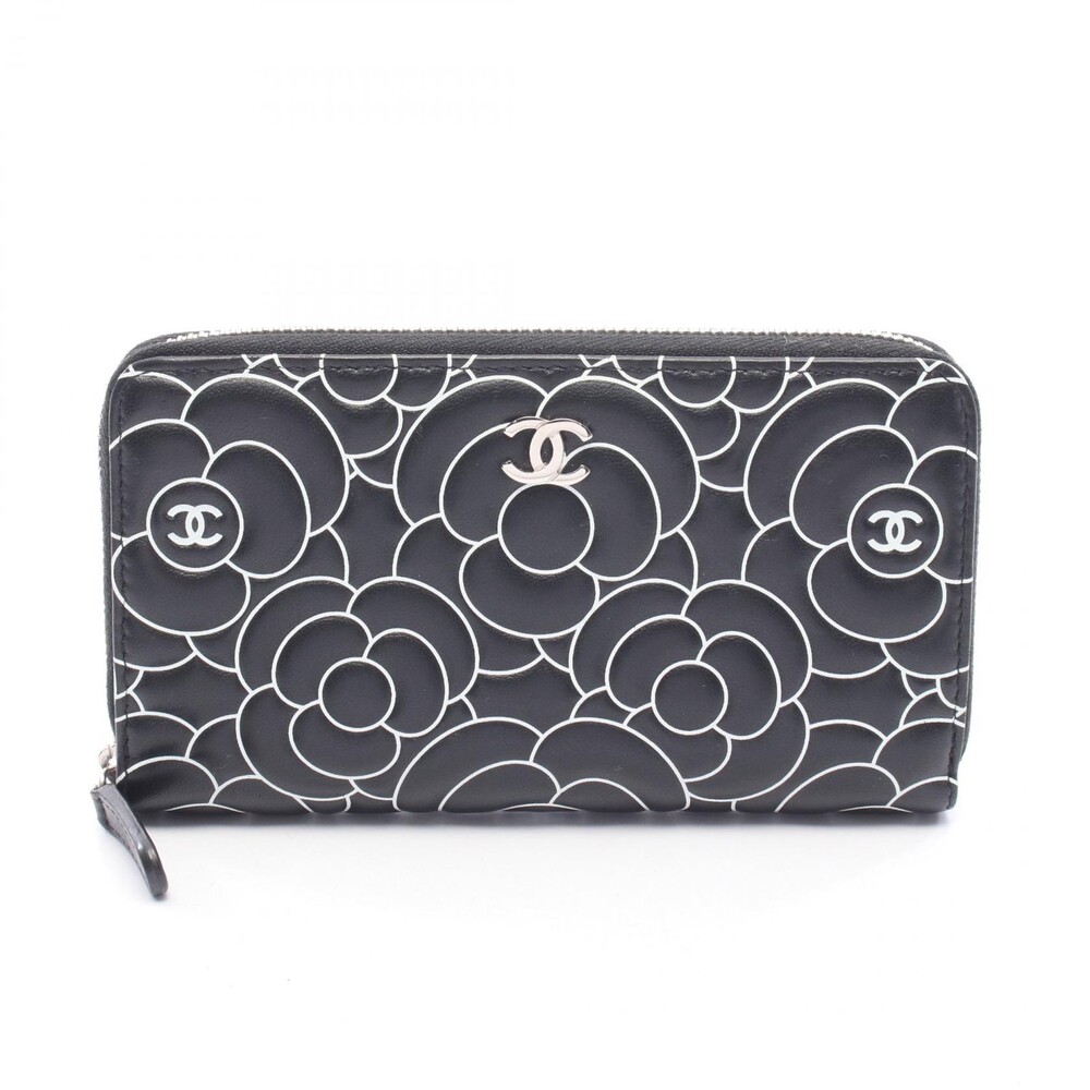 Chanel Camelia Zip Around Long Wallet #313973C98B